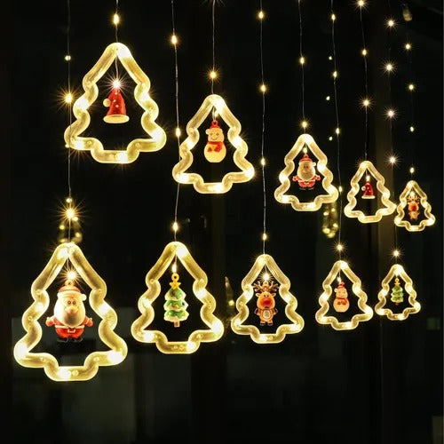LUCES CASCADAS ARBOL DE NAVIDAD