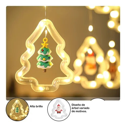 LUCES CASCADAS ARBOL DE NAVIDAD